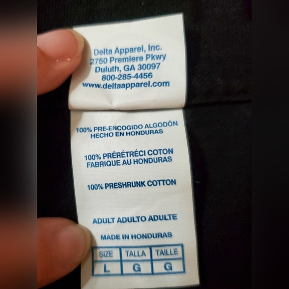 Vtg Timberwolf/Wolf Delta Pro Weight T-shirt Unisex Large Black Neon Psychedelic - Picture 6 of 8